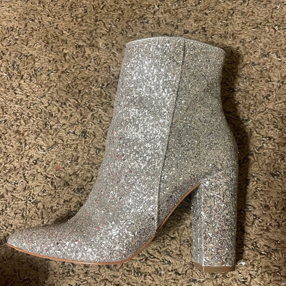 Glitter sparkle booties